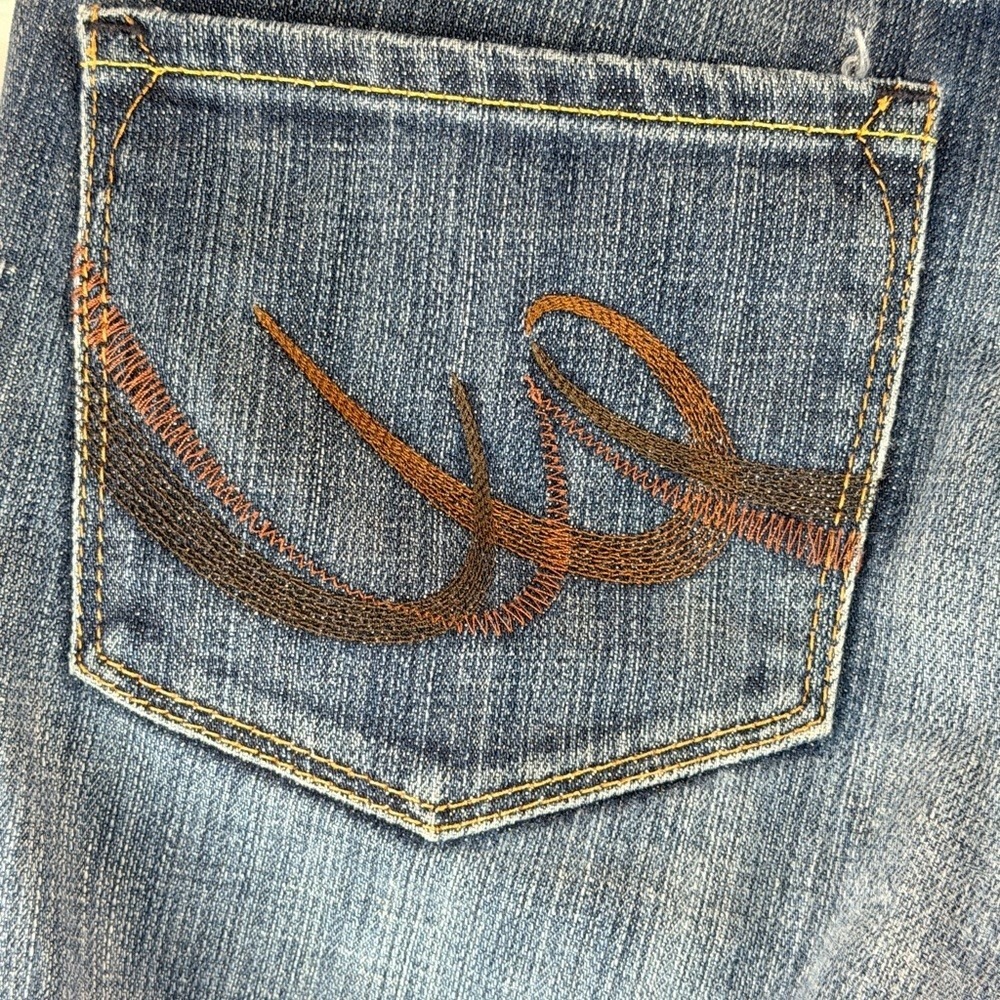 Express Eva Women's Wide Leg Mid Rise Denim Pants size 31 - Picture 8 of 9